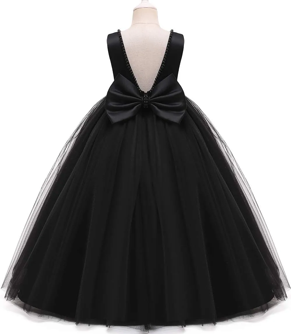 Baby Girl Dresses Ruffle Lace Pageant Party Wedding Flower Girl Dress