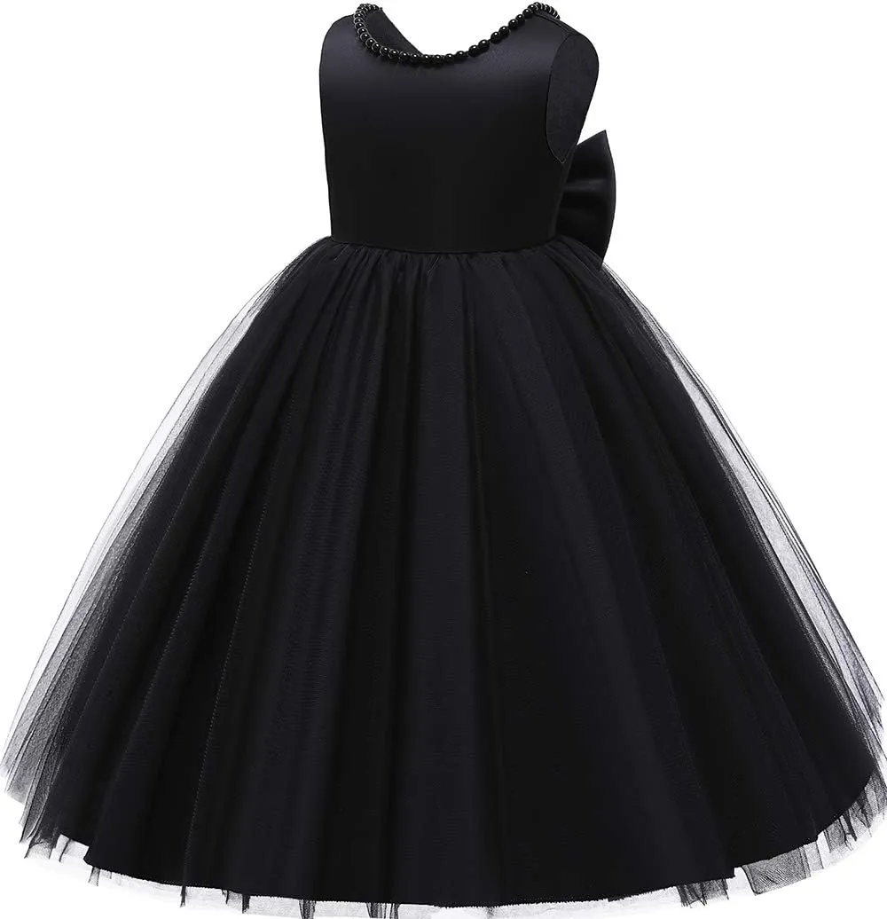 Baby Girl Dresses Ruffle Lace Pageant Party Wedding Flower Girl Dress
