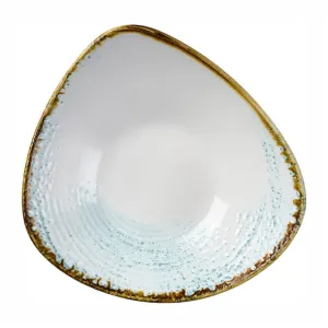 Churchill Homespun Accents Aquamarine Triangle Bowl 235mm (Pack of 12) - DX100