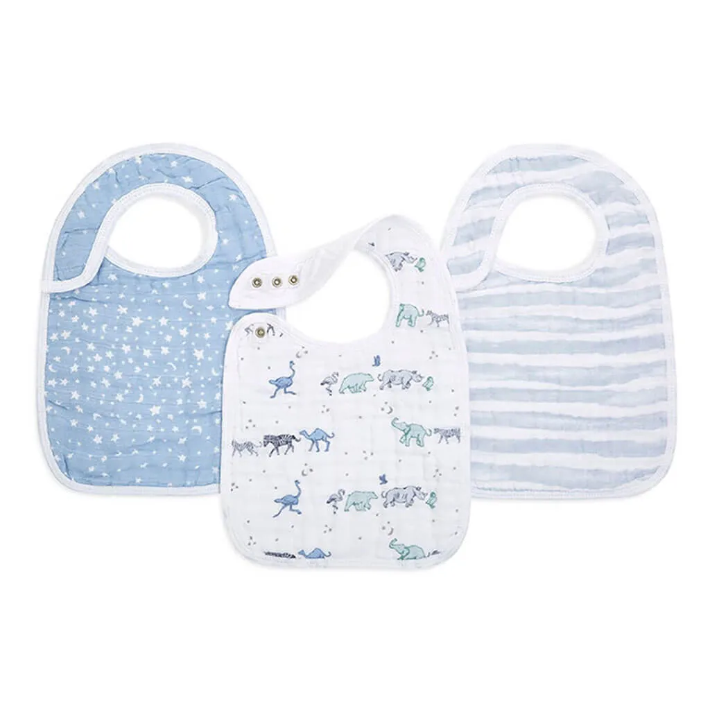 Classic Snap Bib 3 Pack  Rising Star