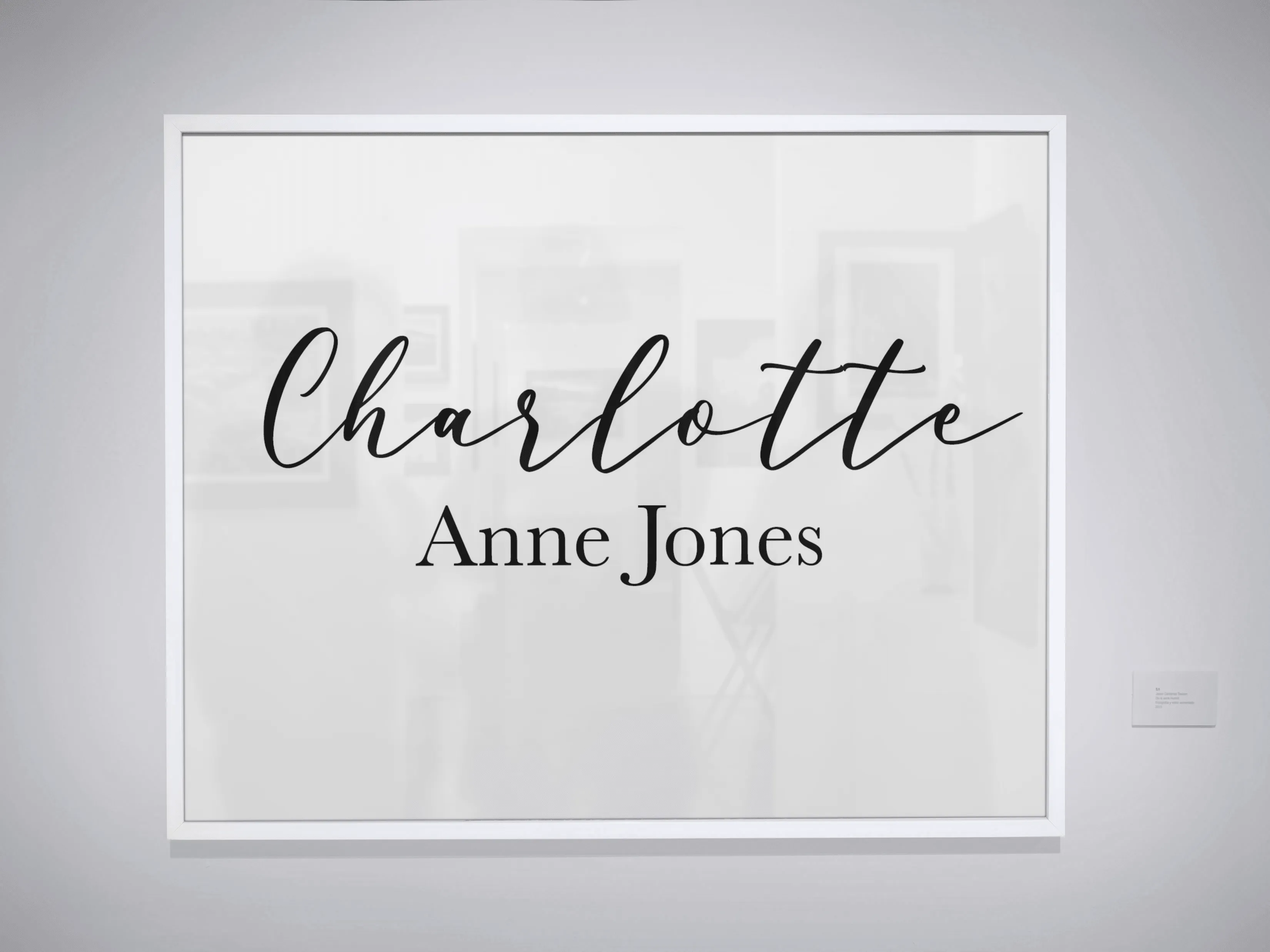 Custom Digital Full Name Print