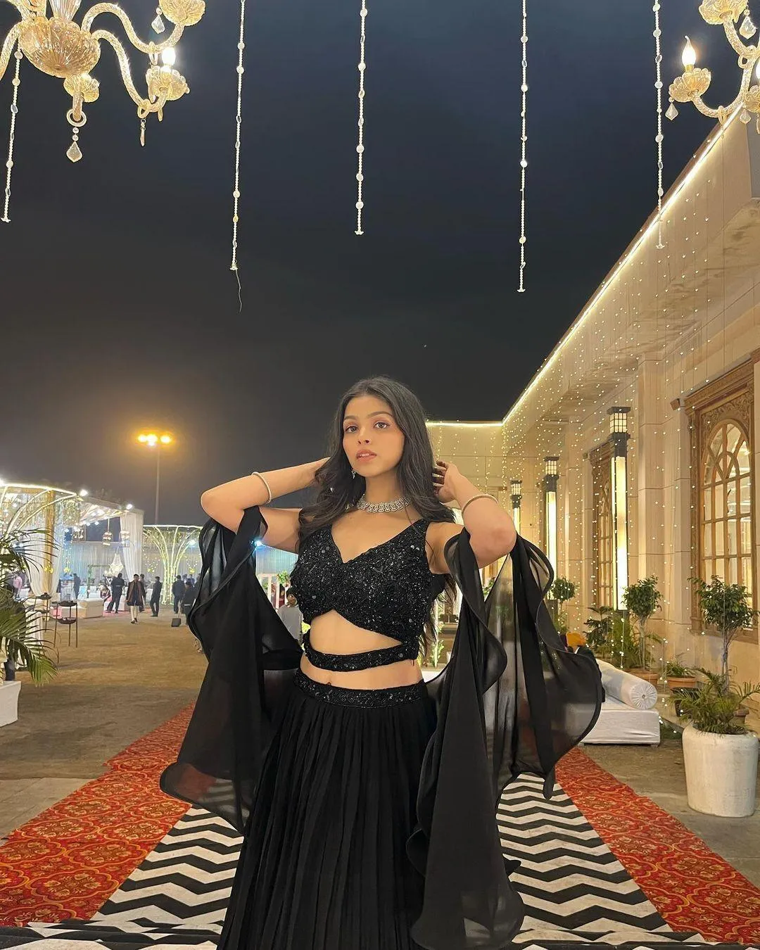 Dazzling Black Lehenga