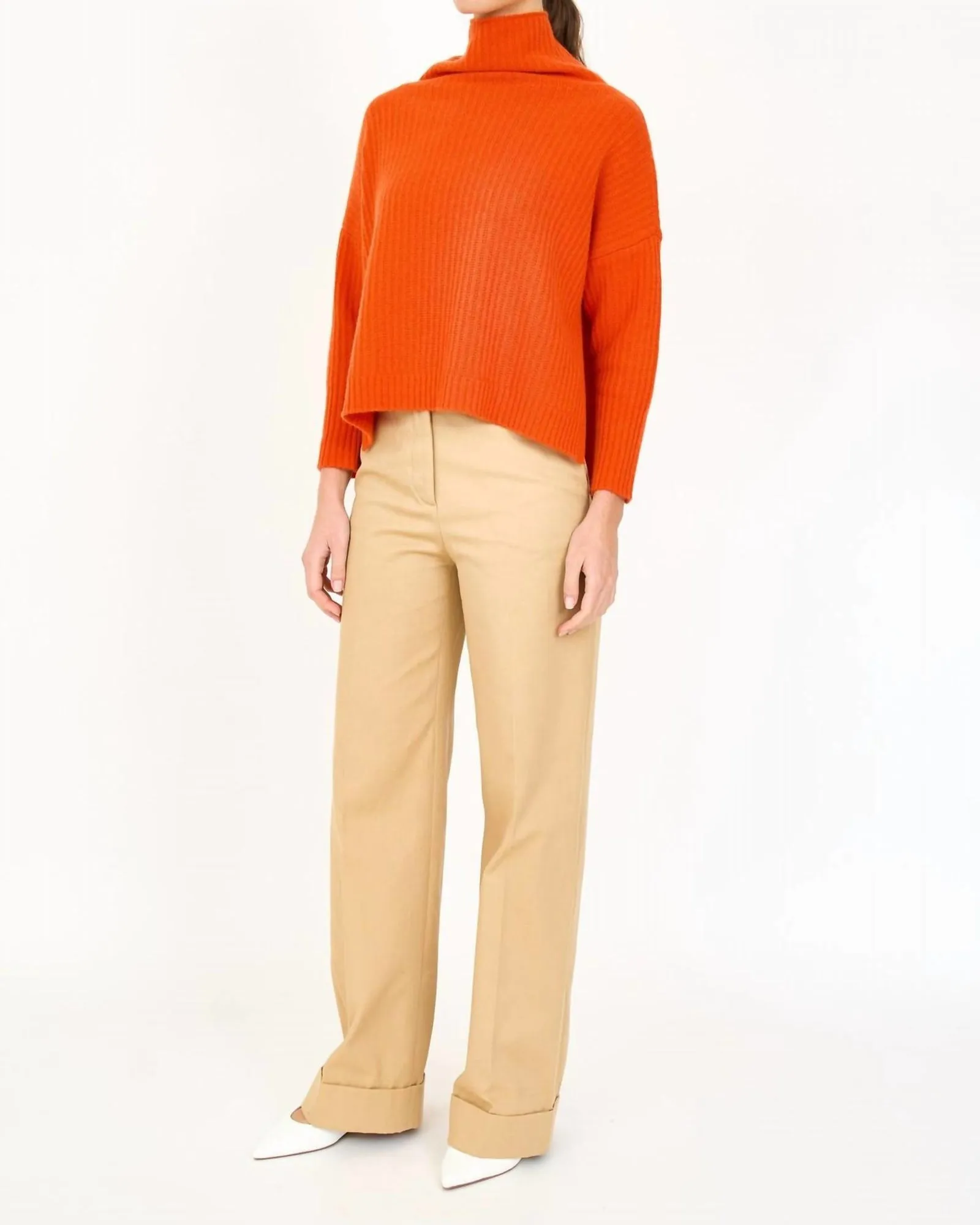 Everly Sweater in Orange | Orange