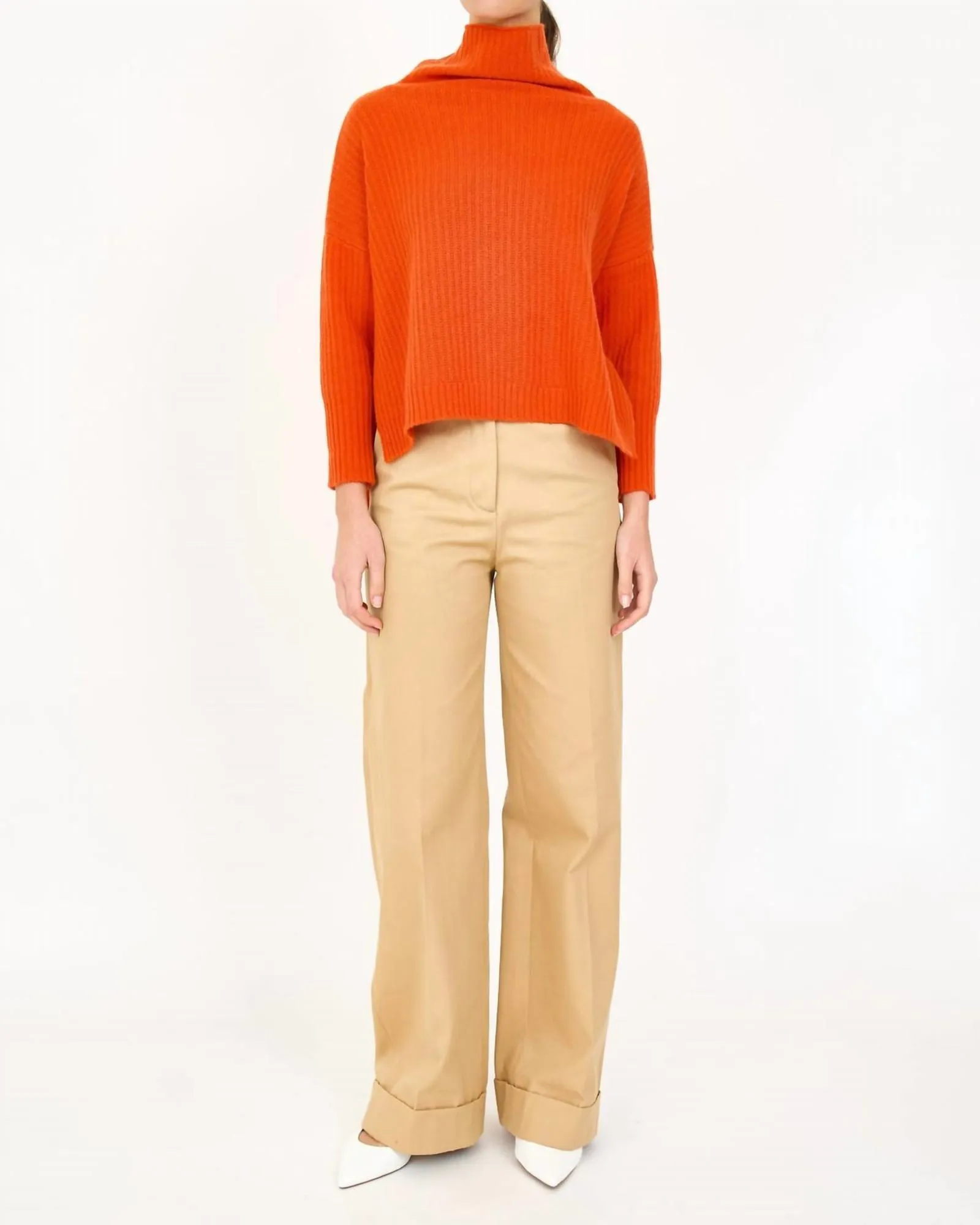 Everly Sweater in Orange | Orange