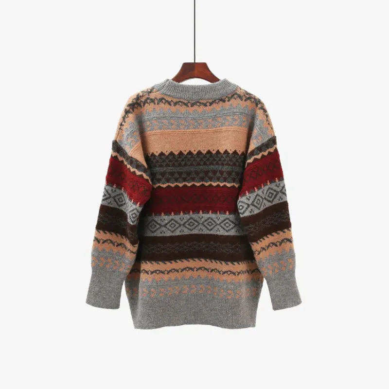 Fine-Knit O-Neck Casual Long Sleeve Sweaters