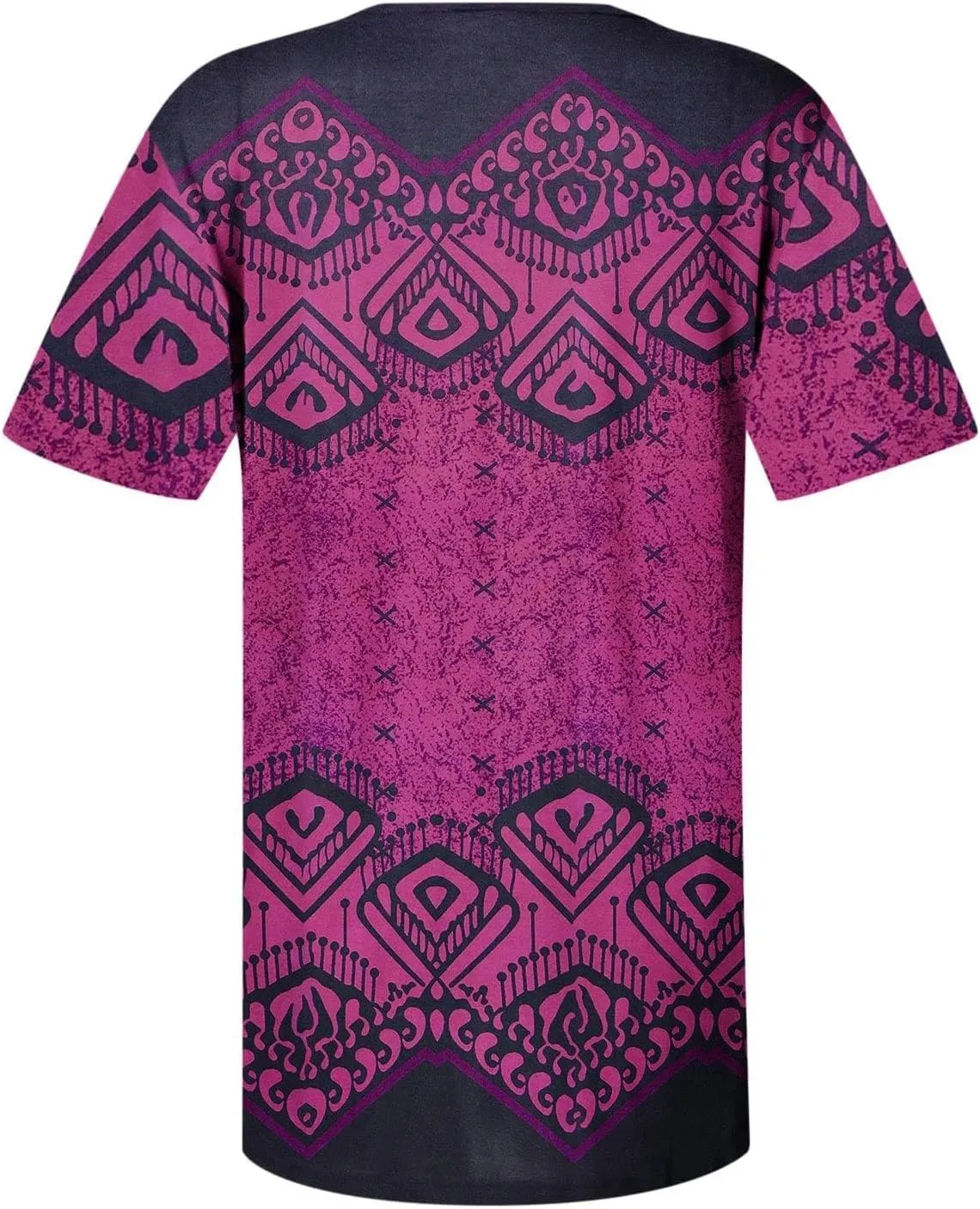 Linen Shirts for Women,Short Sleeve Tops 2025 Summer T Shirt Casual V Neck Button Printed Blouse Plus Size Tees