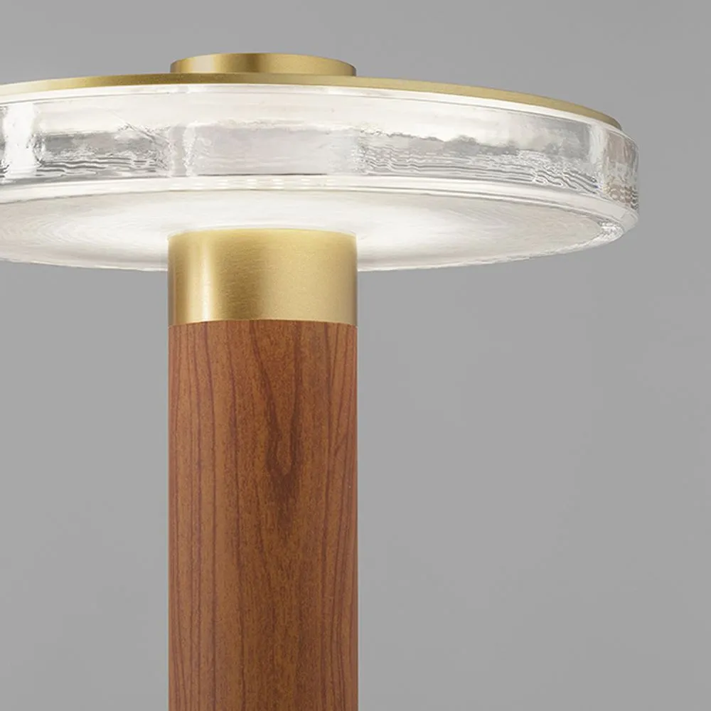 Modern Minimal Glass Exterior Floor Light