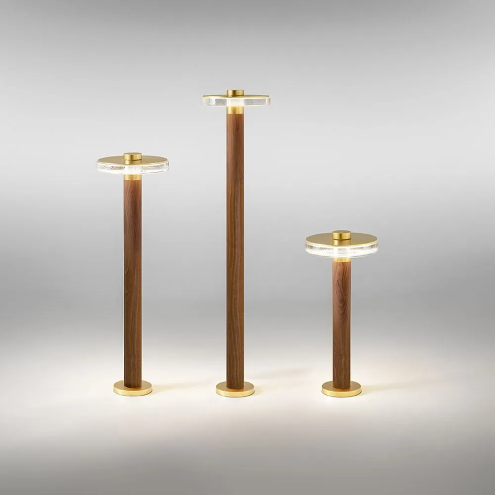 Modern Minimal Glass Exterior Floor Light