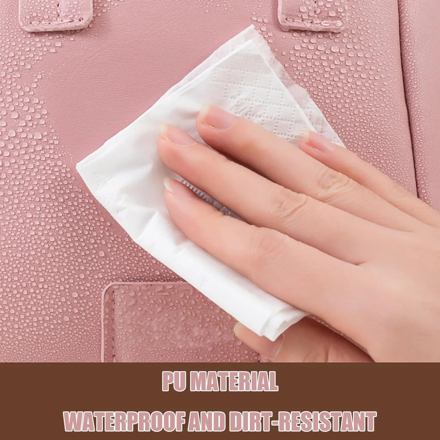 Multi-layered Shell-Shaped Cosmetic Bag, Large Capacity Portable Cosmetic Storage Bag, PU Waterproof Cosmetic Bag (black)