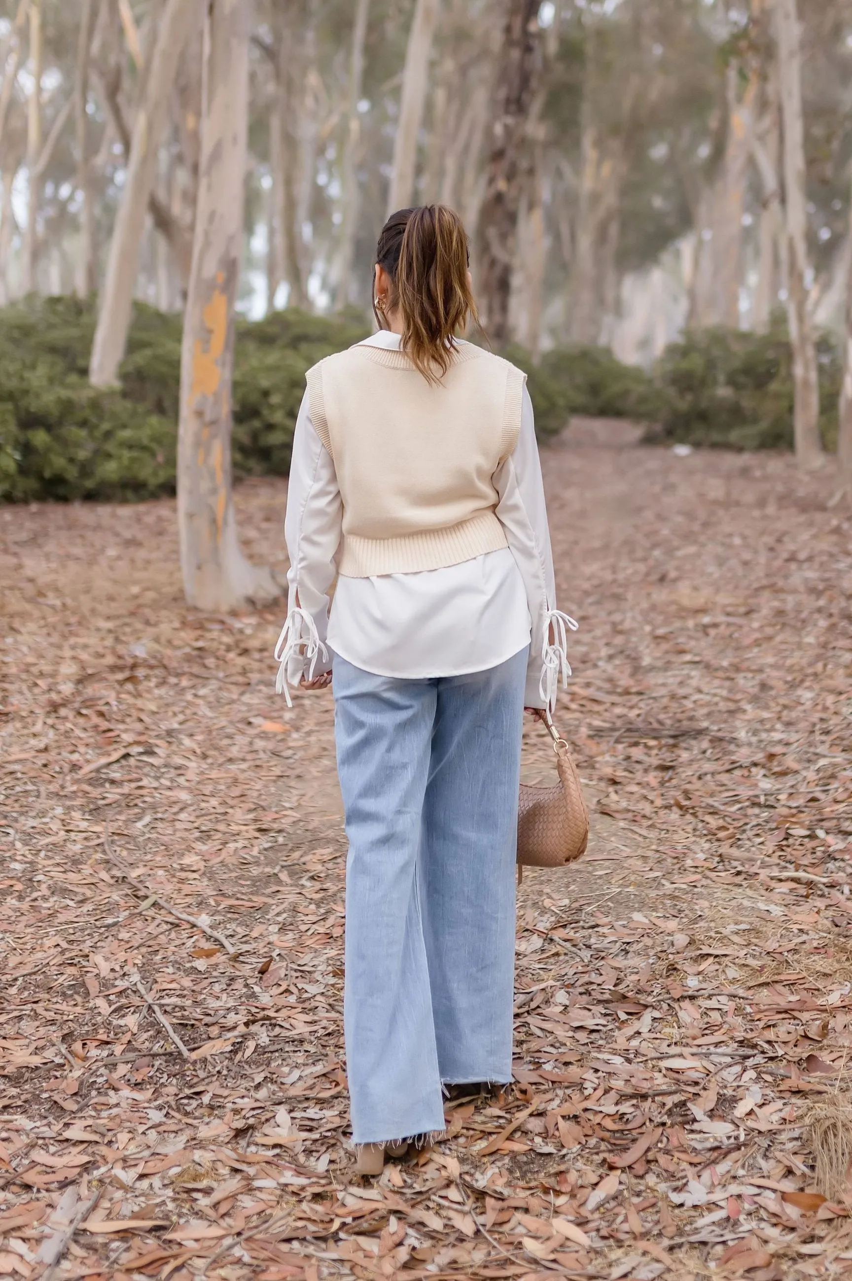 Natasha Sleeveless Cropped Knit Sweater Top Cream
