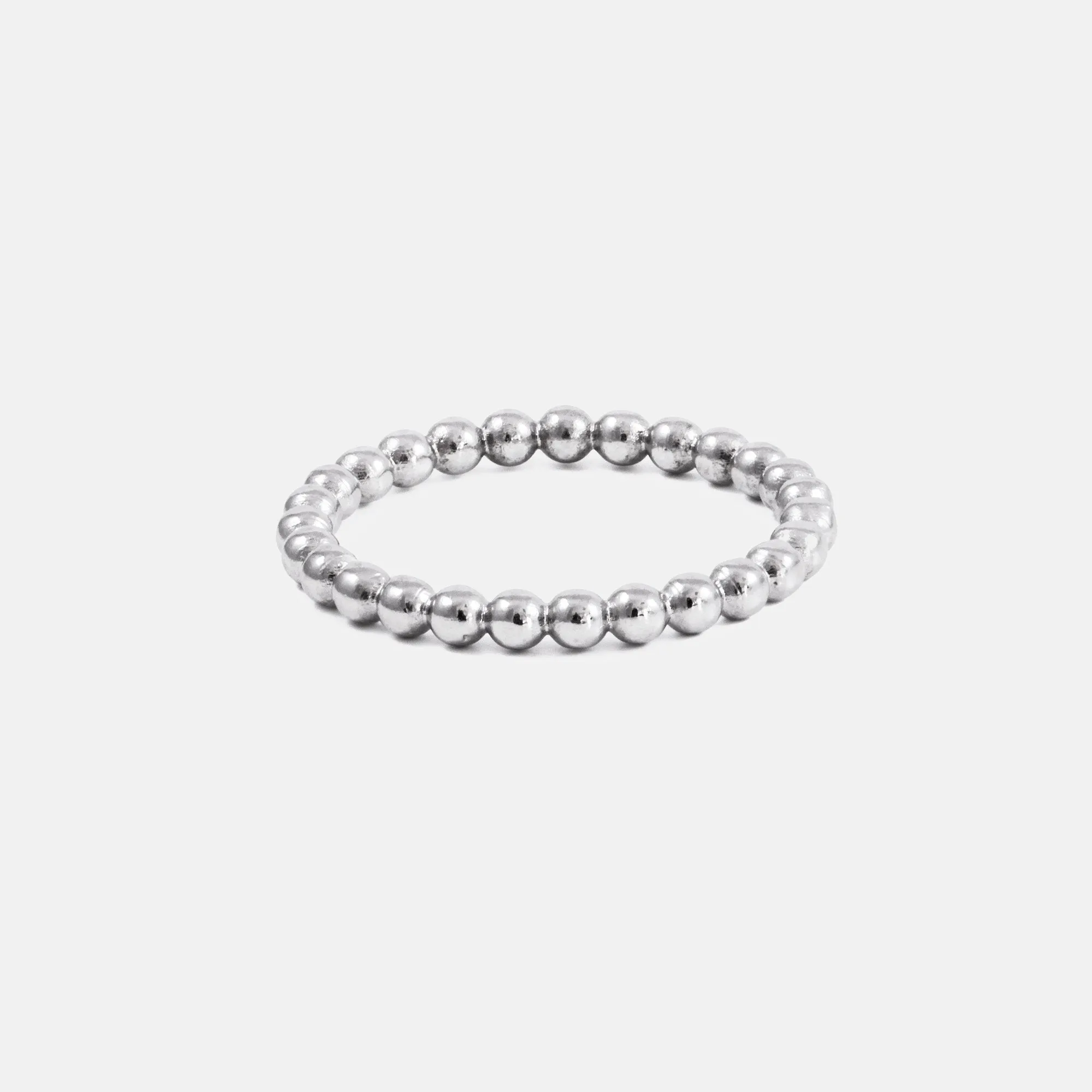 Pebbles Silver Ring