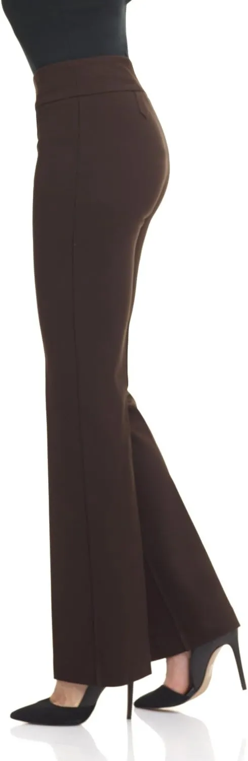Rekucci Women's Secret Figure Pull-On Knit Bootcut Pant w/Tummy Control