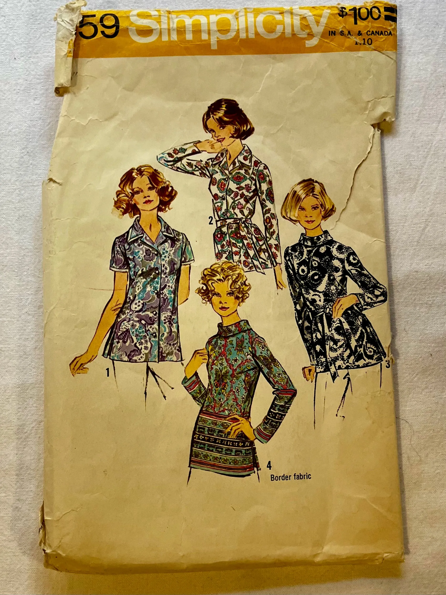Simplicity 5359 CUT Blouse Size 16