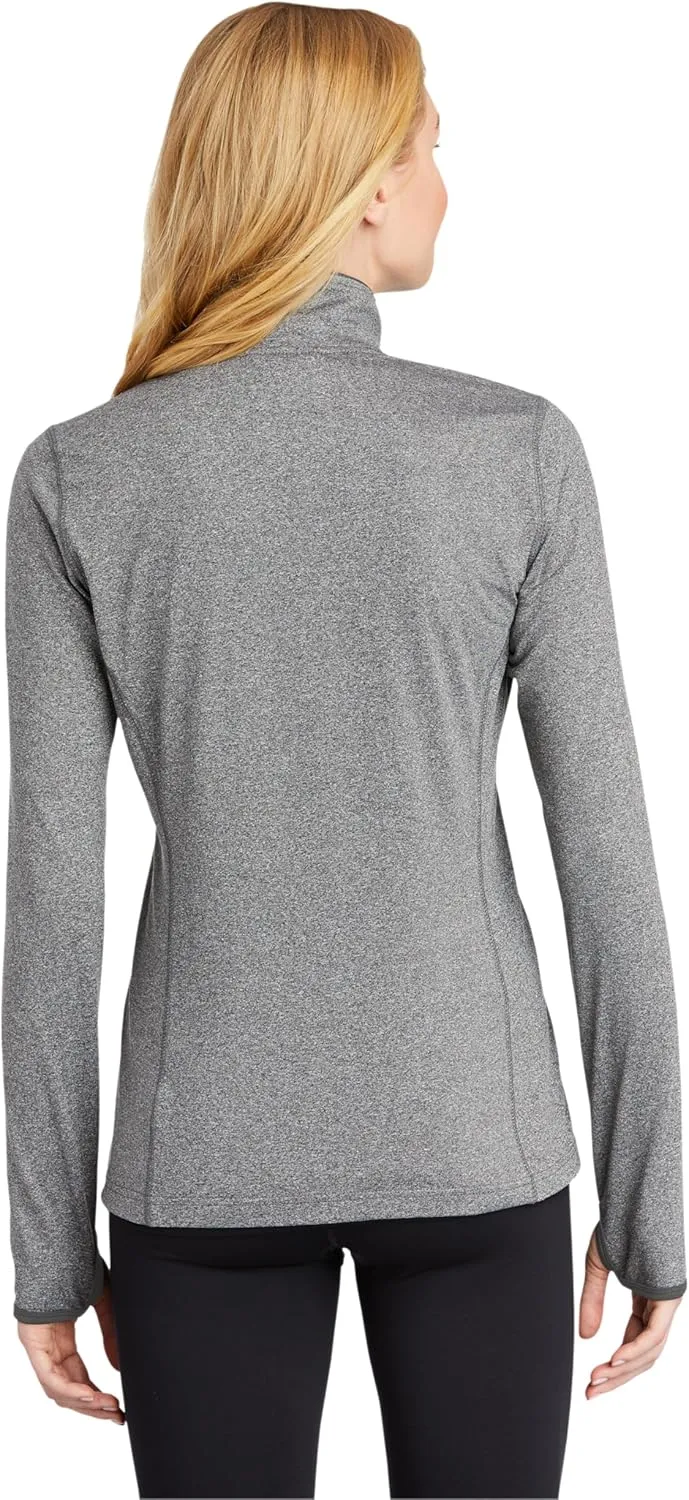 SPORT-TEK Women's Sport-Wick Stretch Contrast Full-Zip Jacket LST853