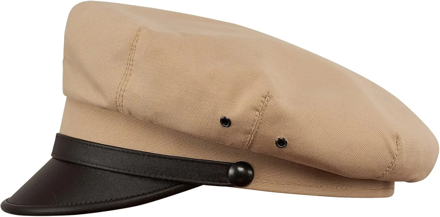 Sterkowski Elvis Style Cap | Pure Cotton Biker Hat | Vintage Motorcycle Cap