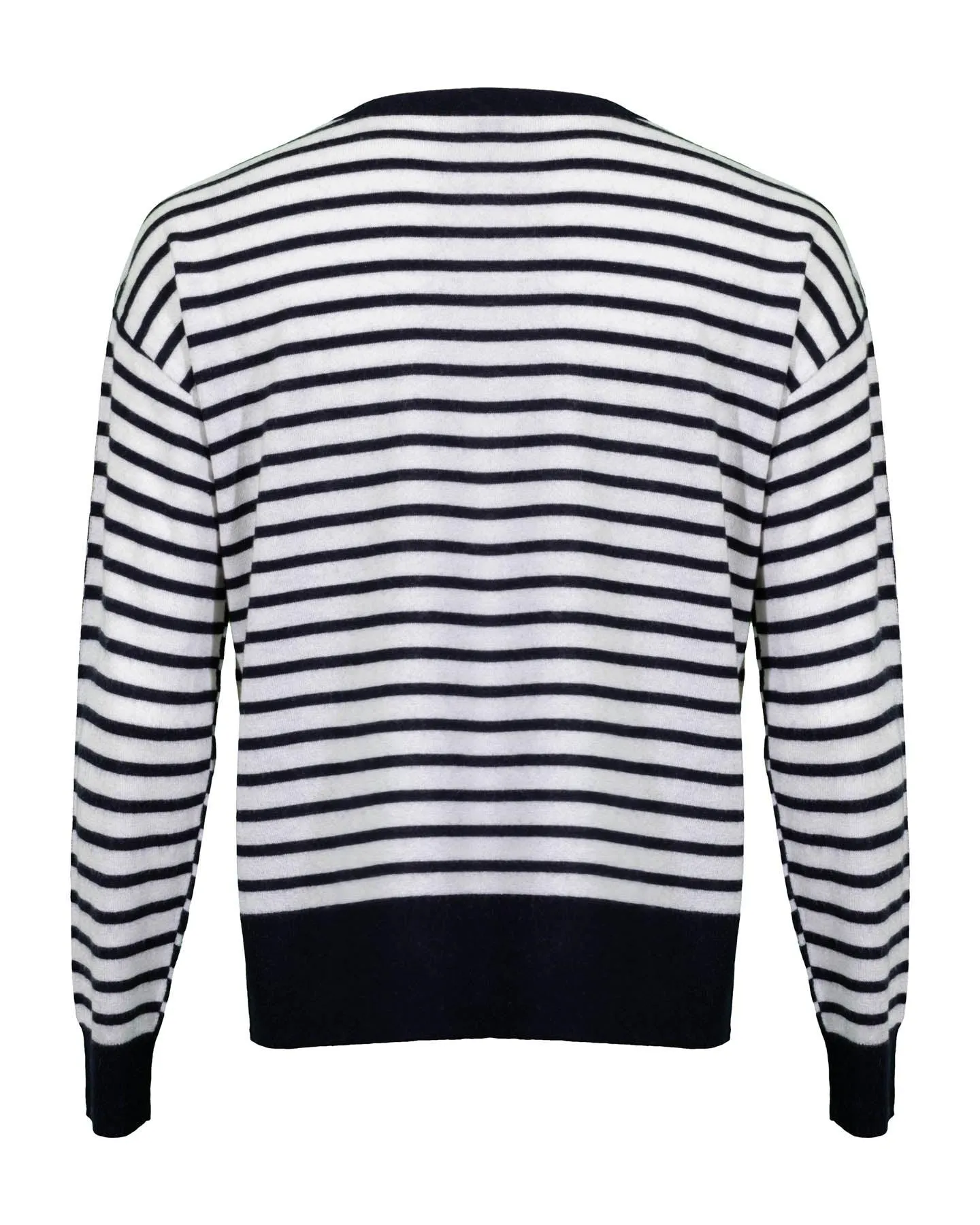 Striped Fine Knit Pullover