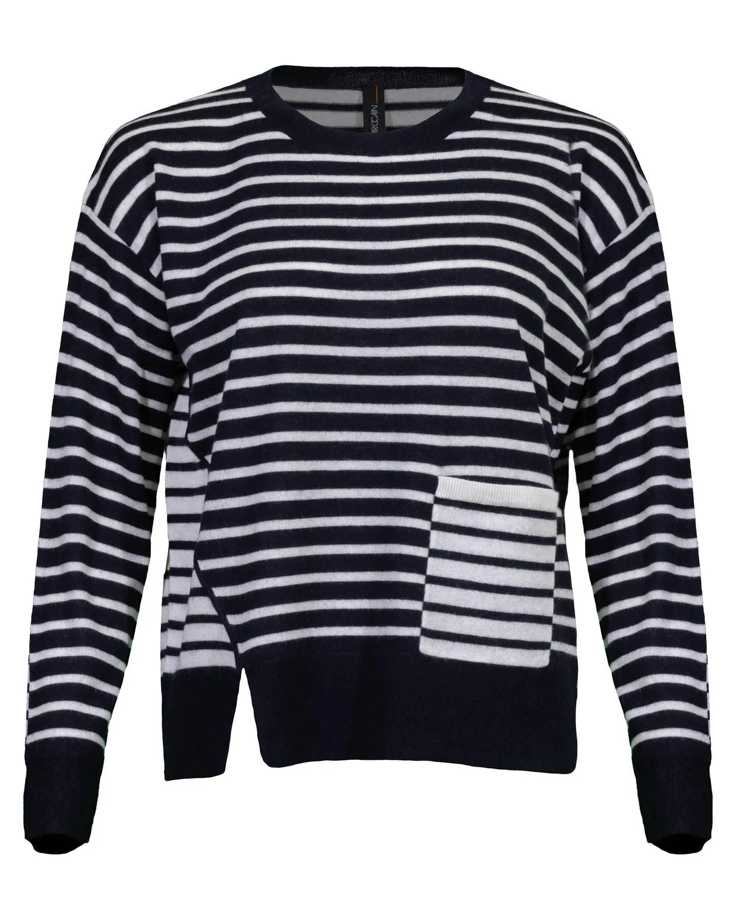 Striped Fine Knit Pullover