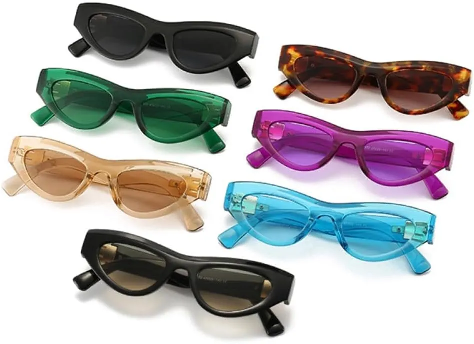 Sunglasses Woman Vintage Style Cat Eye Sun Glasses For Women UV400 Protection Eyewear