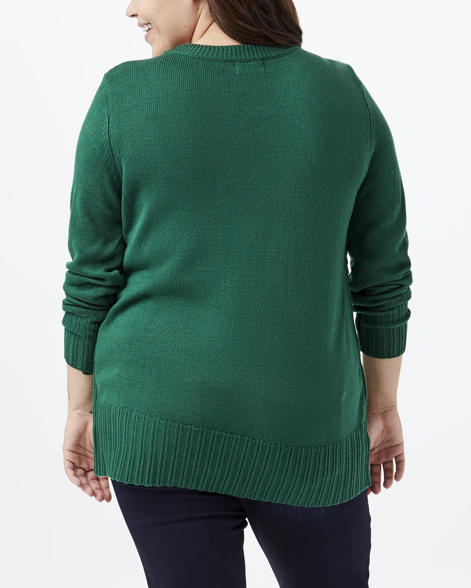 Tatum Pullover Sweater | Forest Green