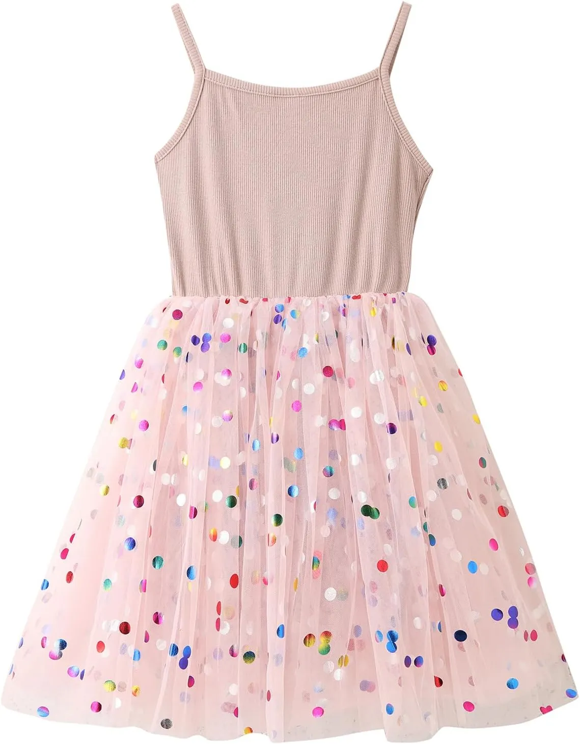 Toddler Tutu Dress Baby Girls Tulle Sleeveless Princess Party Sundress