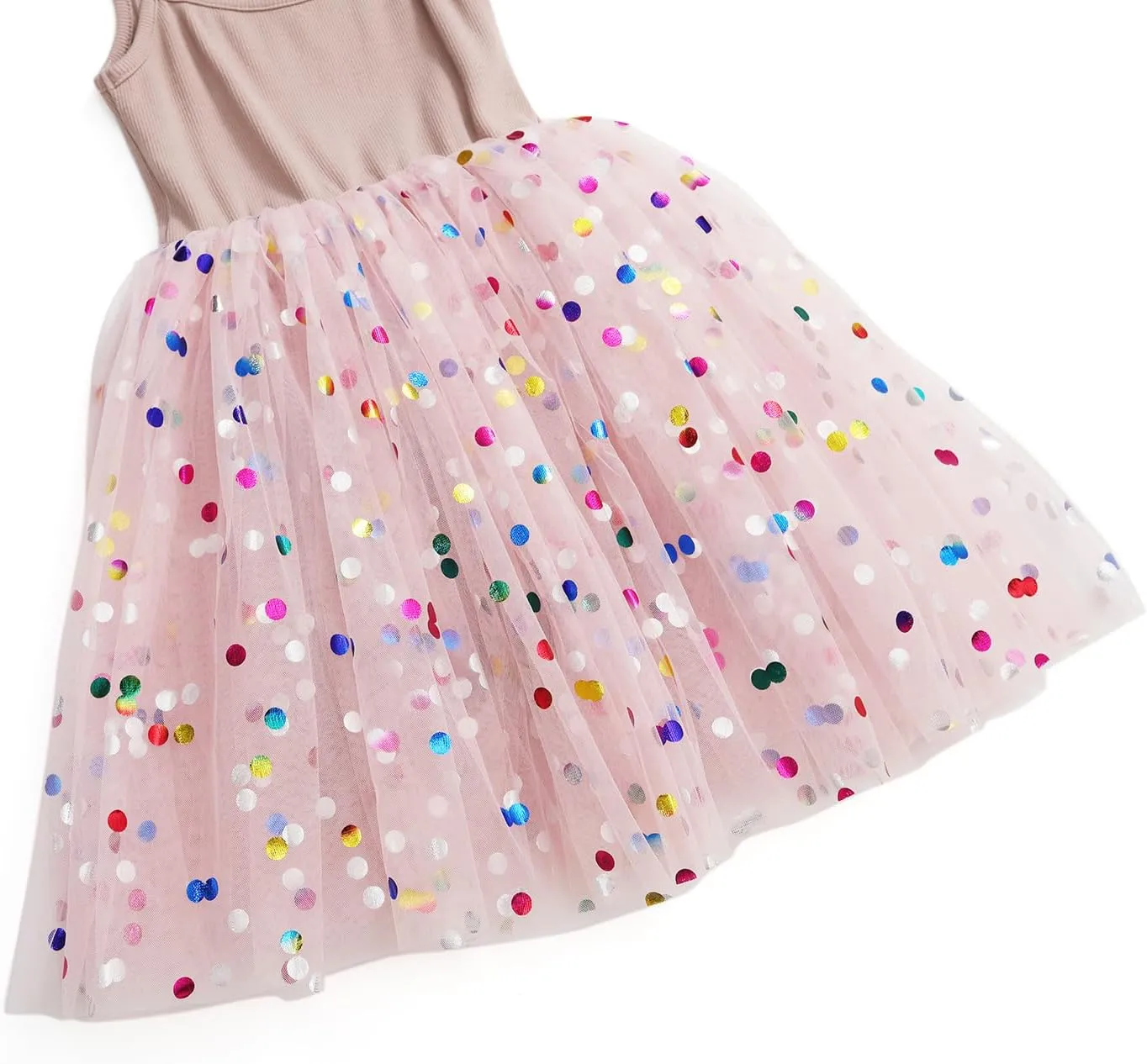 Toddler Tutu Dress Baby Girls Tulle Sleeveless Princess Party Sundress