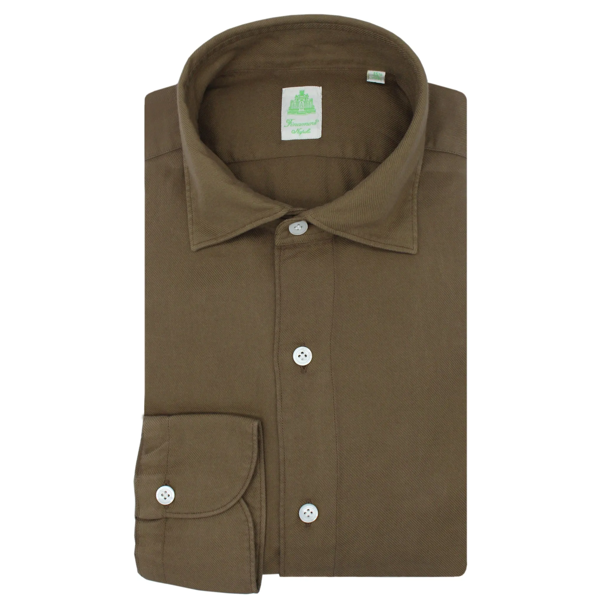 Tokyo slim fit cotton and cashmere sports shirt