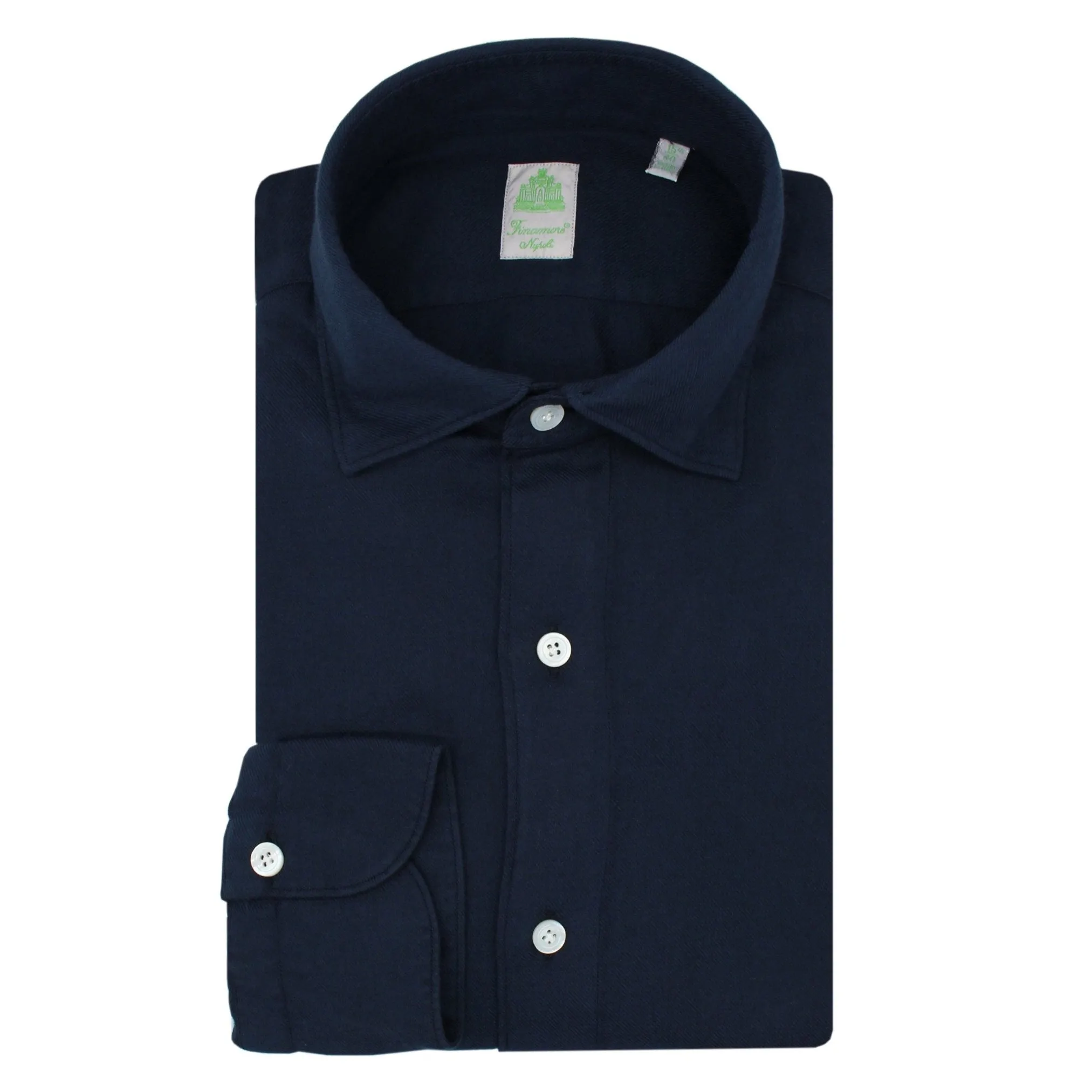 Tokyo slim fit cotton and cashmere sports shirt